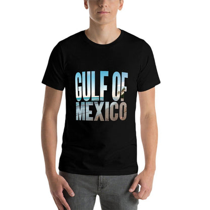 Gulf of Mexico Beach Palm American Retro Vintage Souvenir  Versatile T-Shirt