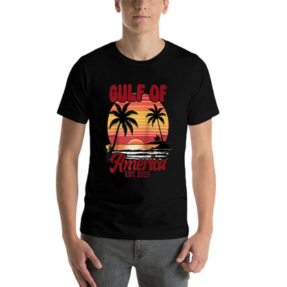 Gulf Of US America Est. 2025 Raglan Baseball Slim-fit Cut T-Shirt