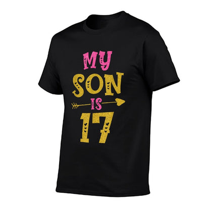 My Son Is 17 Years Old 2006 17th Son Birthday Gifts  Wrinkle-resistant T-Shirt