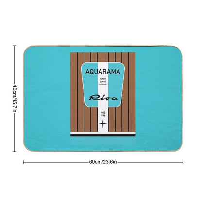 Riva Aquarama Monaco Boat Yachting Lake Como Cannes Saint-Tropez Capri  Pet-Safe Bath Mat