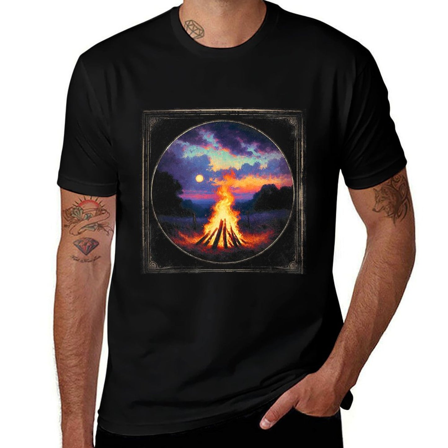 Twilight Fire Dance Comfortable T-Shirt