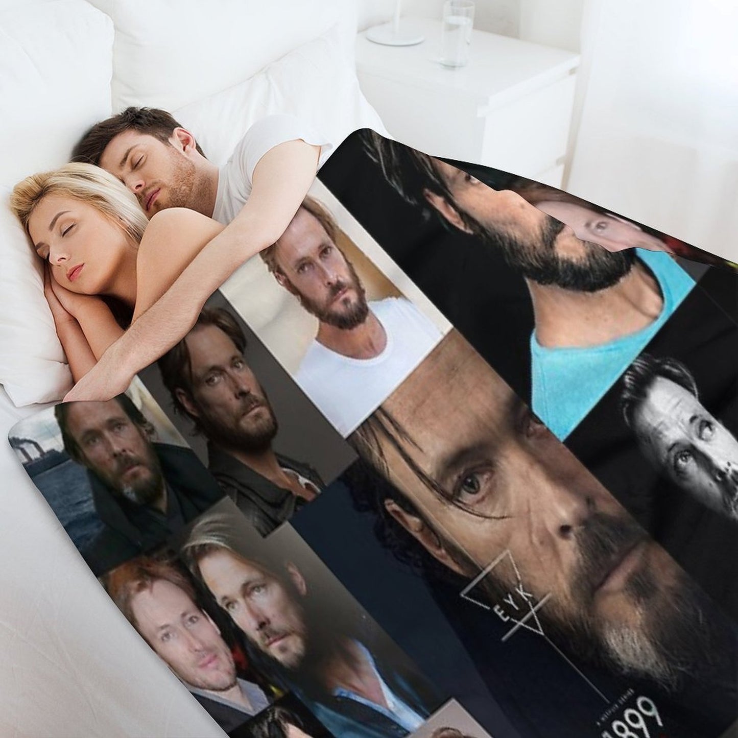 Andreas Pietschmann Collage Design Multi-functional Throw Blanket