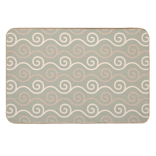 Spiral Lines  Odorless Bath Mat