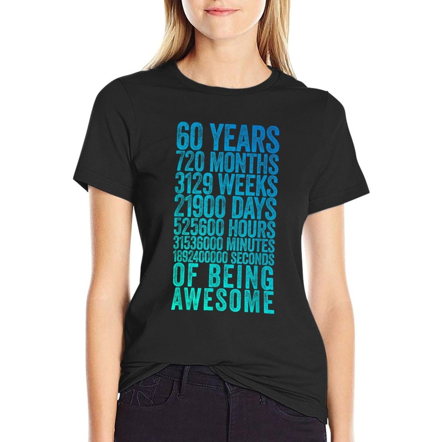 Funny 60th Birthday Old Meter Funny 60 Year Old Gifts  Slim-fit Cut T-Shirt