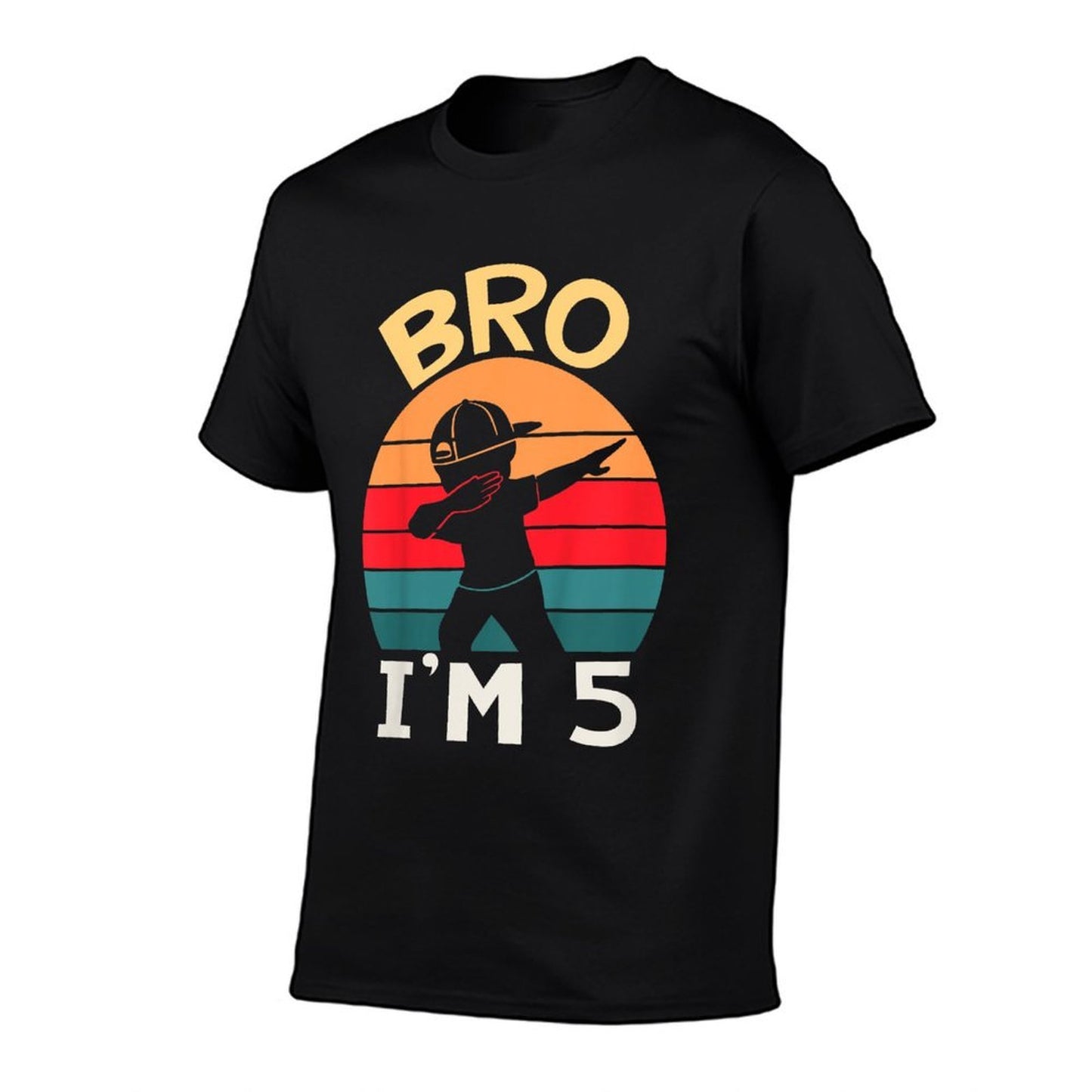 Kids Bro I’m 5 Year Old Five Fifth Party 5th Birthday Boy  Soft T-Shirt