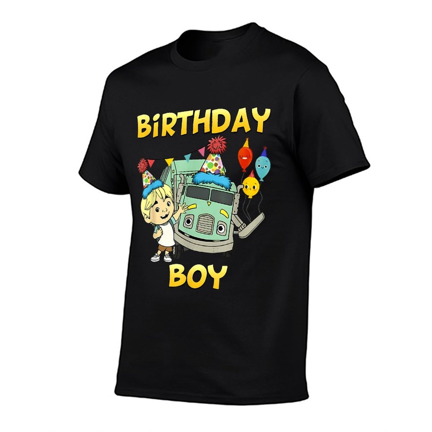 Garbage Truck Birthday Boy Recycling Trash Family Birthday  Relaxed-fit T-Shirt