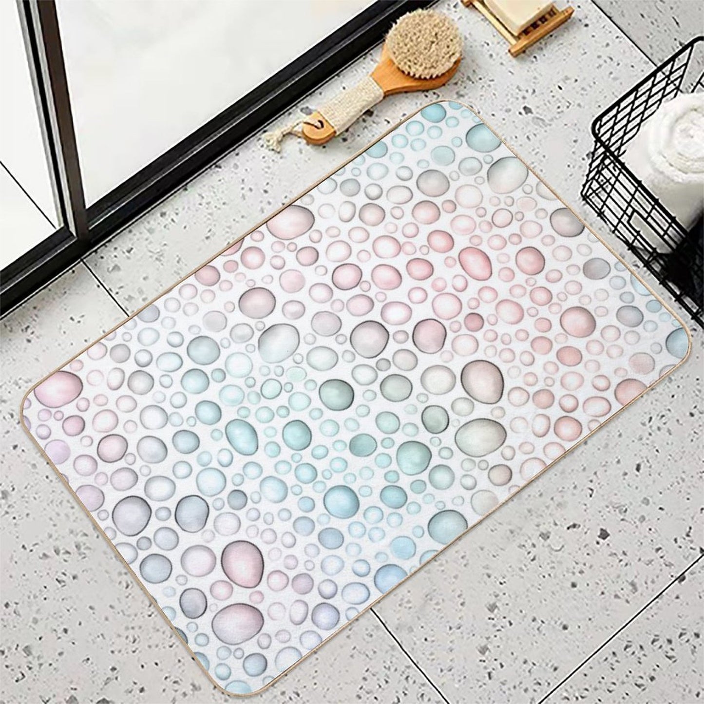 Bubbly  Dirt-Trapping Bath Mat