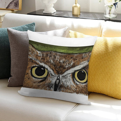 Wise Woods Owl Soft Style Accent Throw Pillow
