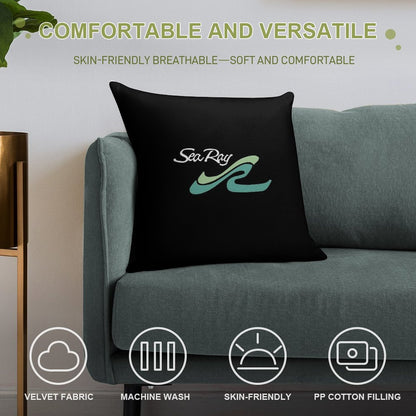 We Believe That Richer Moments on The Water Lead to A Richer Life Soft Easy Maintenance Throw Pillow