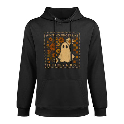 Holy Ghost Funny Fall Floral Retro Christian Faith Humor Easy Care Hoodie