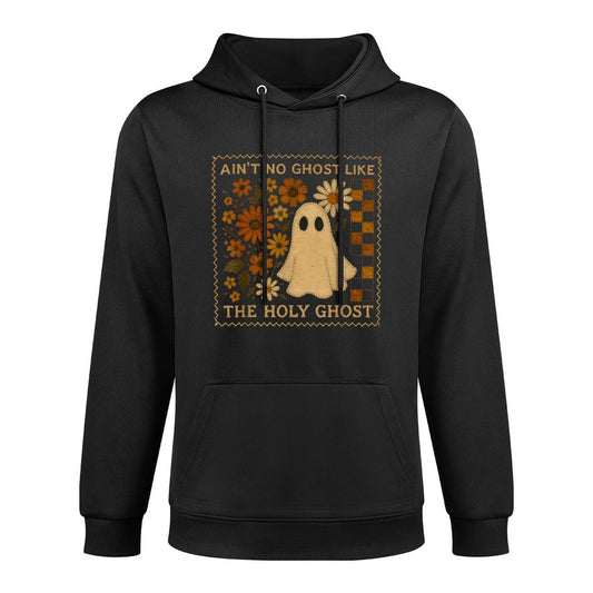 Holy Ghost Funny Fall Floral Retro Christian Faith Humor Easy Care Hoodie