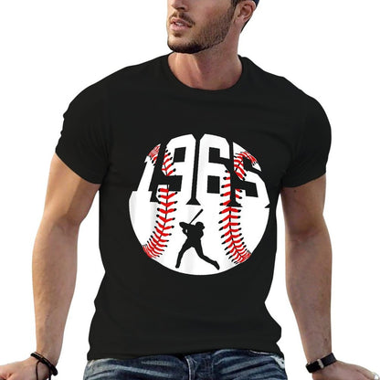 1965 BASEBALL 60TH BIRTHDAY  Trendy Pattern T-Shirt