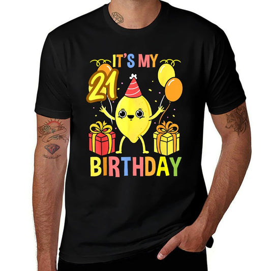 Its My 21st Birthday Lemon Lover Comfortable T-Shirt