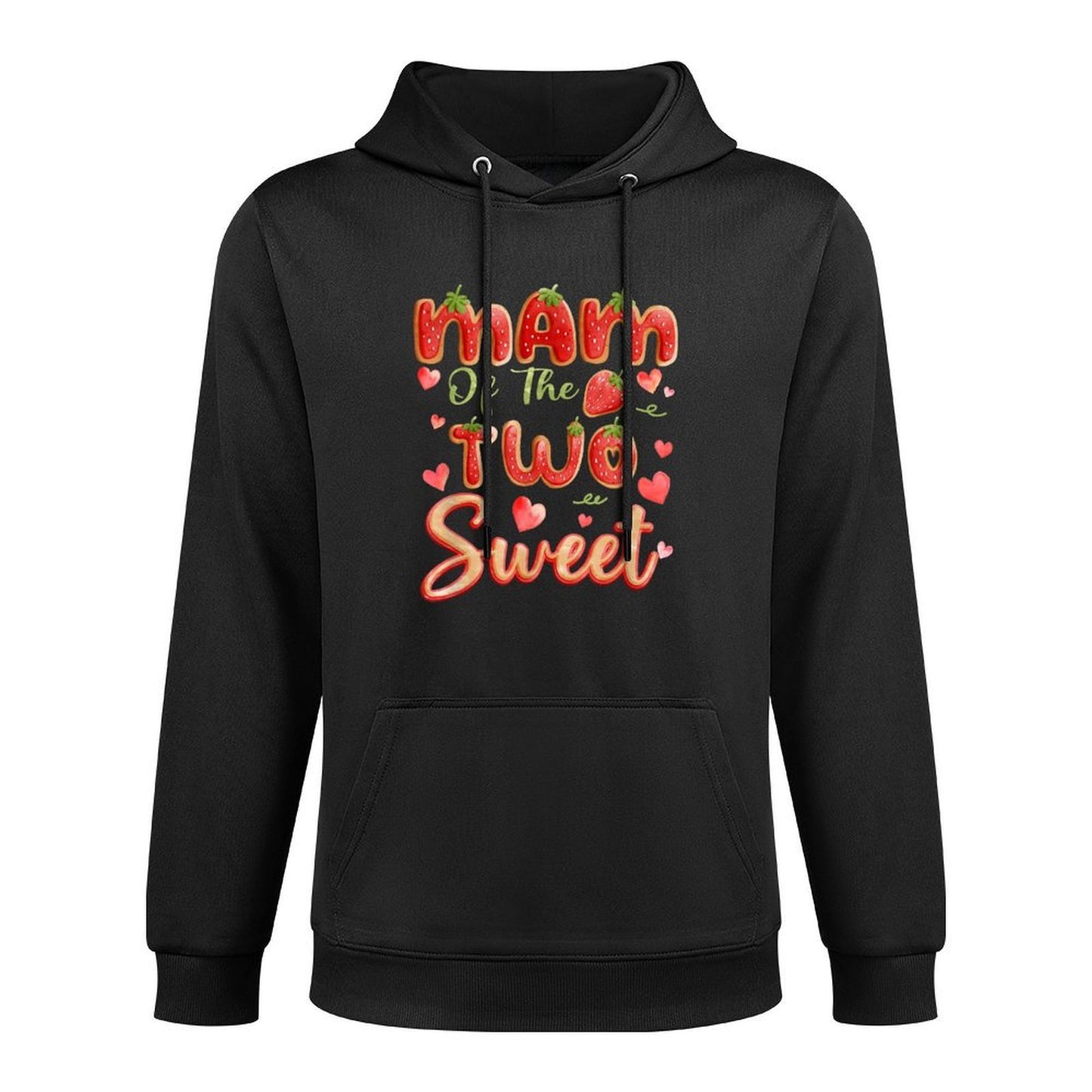 MAM Of The Two Sweet Second Birthday Girl Strawberry Customizable Surface Hoodie