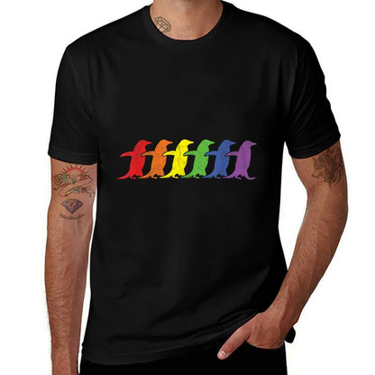 Cute Rainbow Penguin LGBT Penguin Lover LGBTQ  Tagless Design T-Shirt
