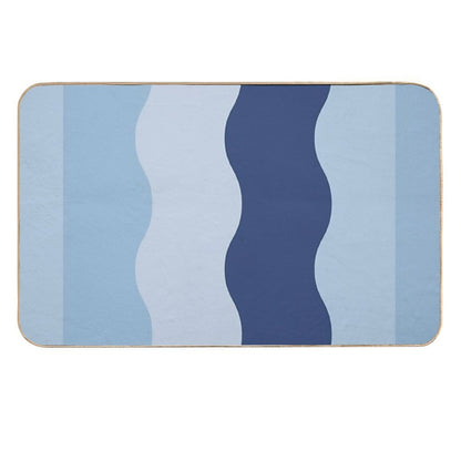 Blue Pallete Wallpaper  Toxin-Free Bath Mat