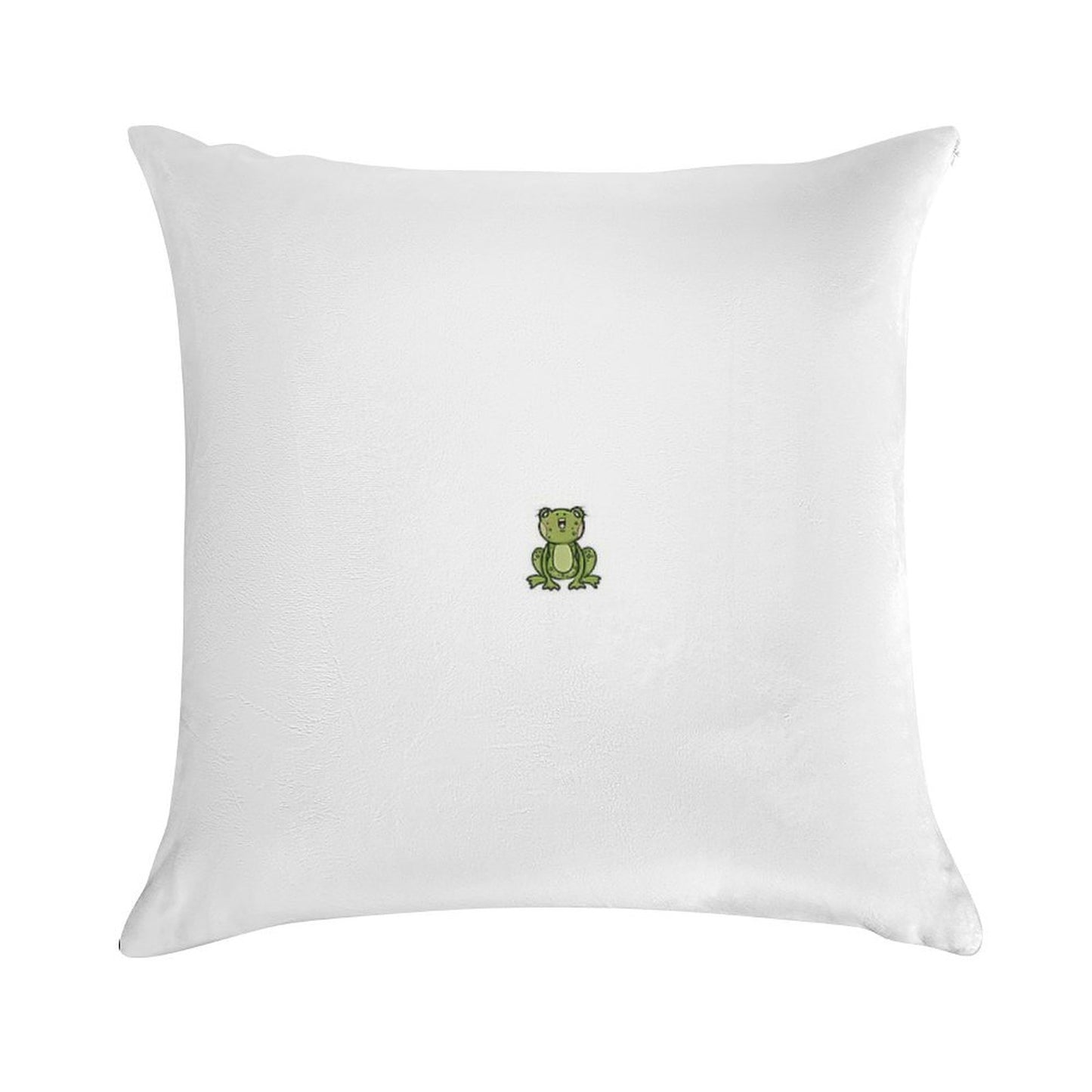 Happy Frog Soft Luxury Feel Throw Pillow