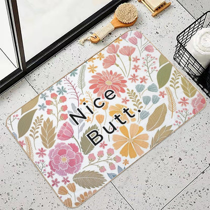 Nice Butt.  Versatile Bath Mat