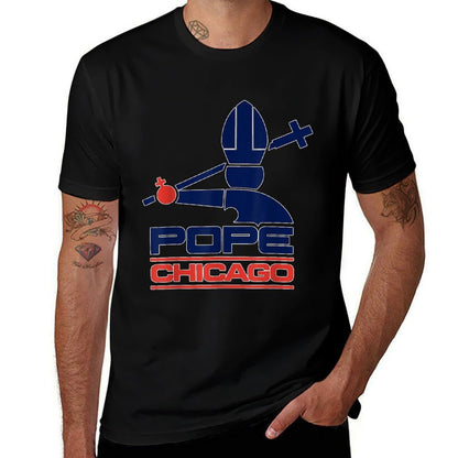 Pope Leo XIV Pope Chicago  Easy-care T-Shirt