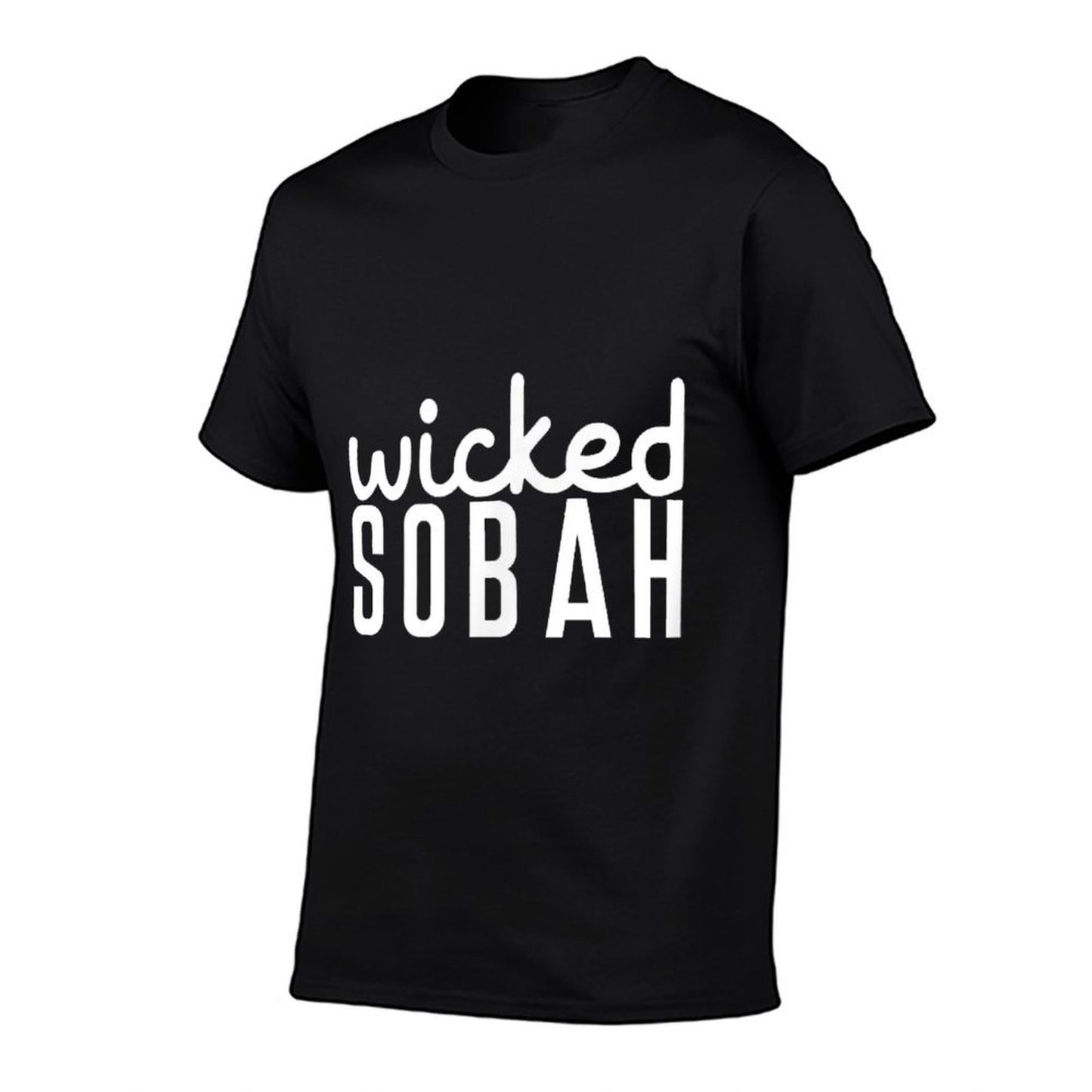 Wicked Sober Wicked Sobah Funny Boston Mass TShirt  Stretchy T-Shirt
