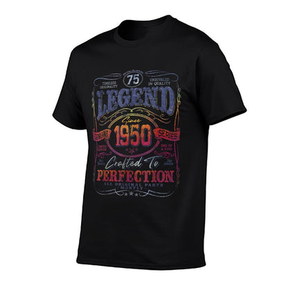 Vintage 1950 Limited Edition 75 Year Old 75th Birthday Comfortable T-Shirt