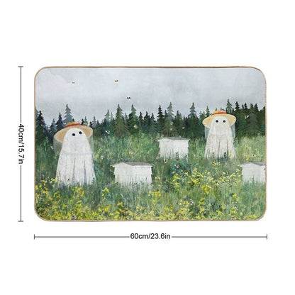 There's Ghosts By The Apiary Again...  Rapid-Drying Bath Mat