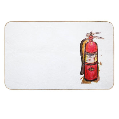 Fire Extinguisher  Long-Lasting Bath Mat