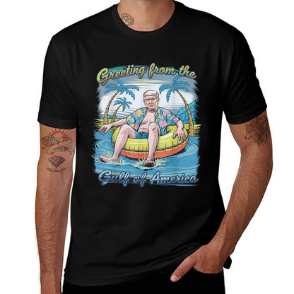 Greeting From The Gulf Of Usa America Comfortable T-Shirt