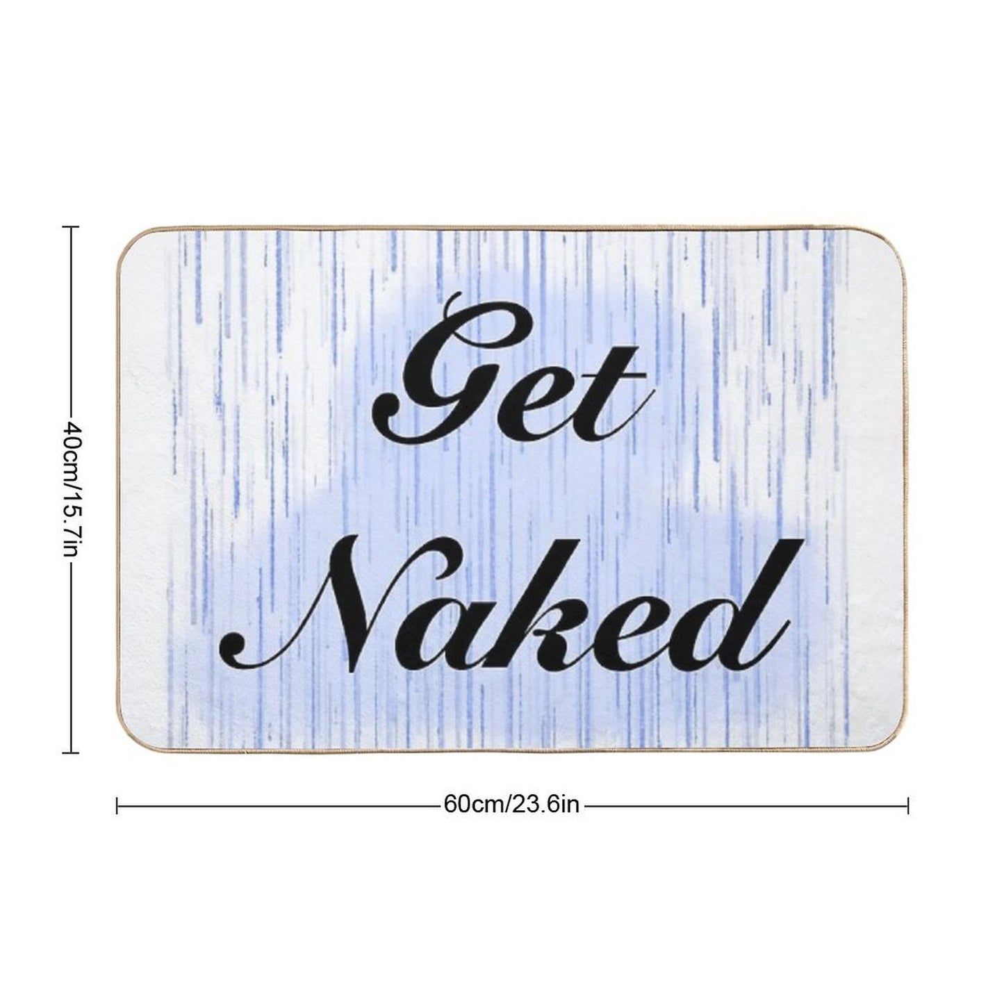 Get Naked  Non-Slip Bath Mat