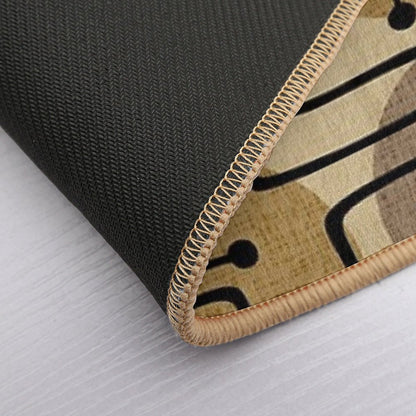 Mid Century Modern Atomic Polka Dot Pattern 229  Odorless Bath Mat