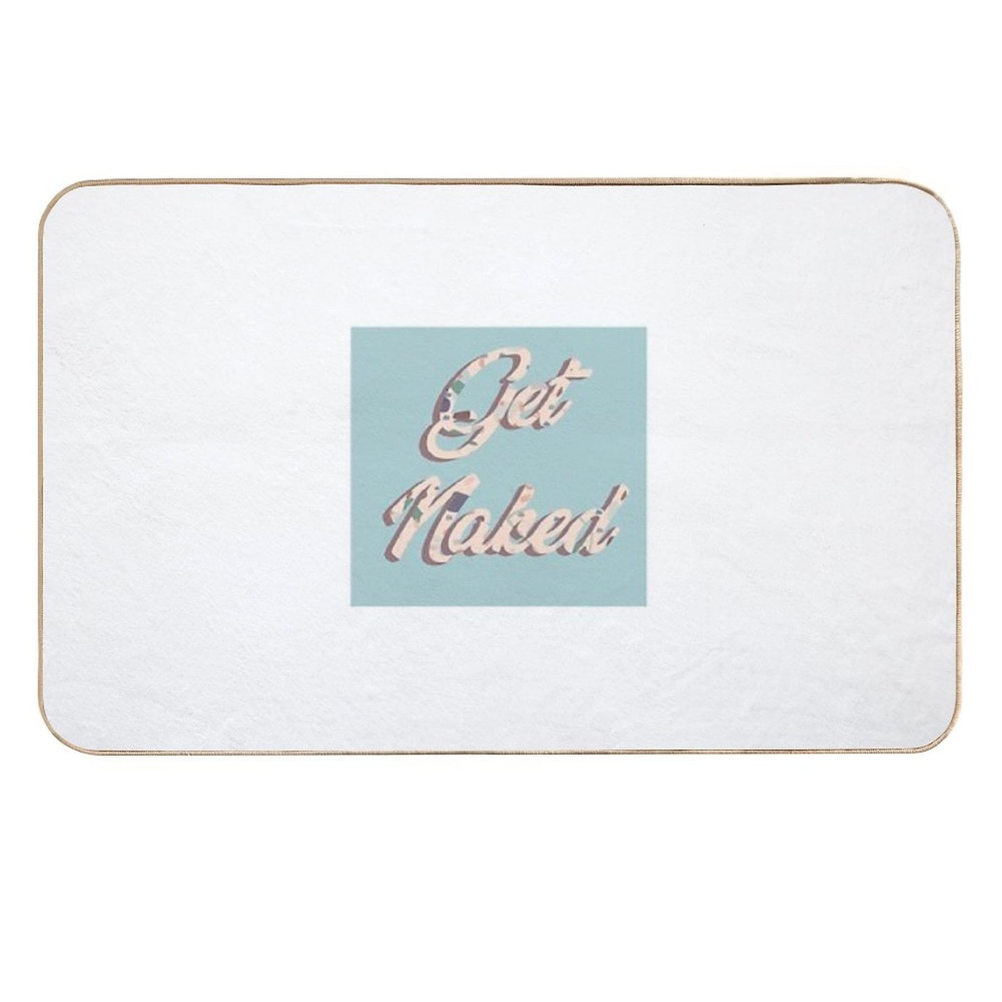 Get Naked Bathroom Wall Art  Versatile Bath Mat