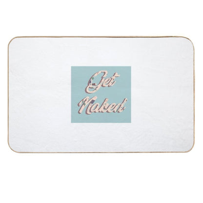 Get Naked Bathroom Wall Art  Versatile Bath Mat