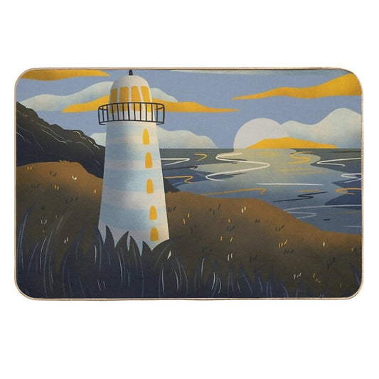 Lighthouse  Stain-Proof Bath Mat