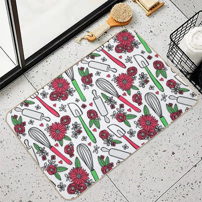 Holiday Cooking & Baking  Dirt-Trapping Bath Mat