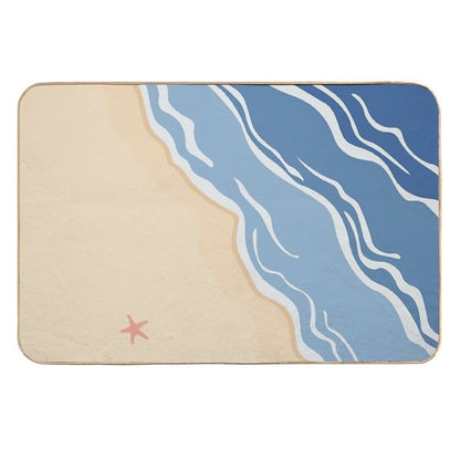 I Think I Could See The Beach #5  Non-Slip Bath Mat