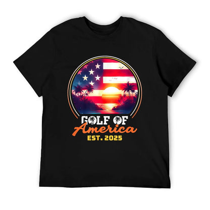 Funny USA America Shirt Gulf Of Us America Est 2025 Easy-care T-Shirt