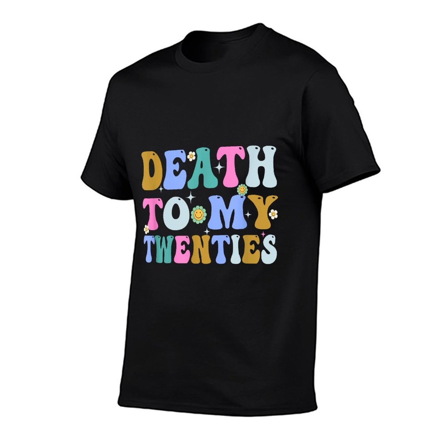 Groovy Death To My Twenties Funny R.I.P 20s 30th Birthday  Heathered Texture T-Shirt