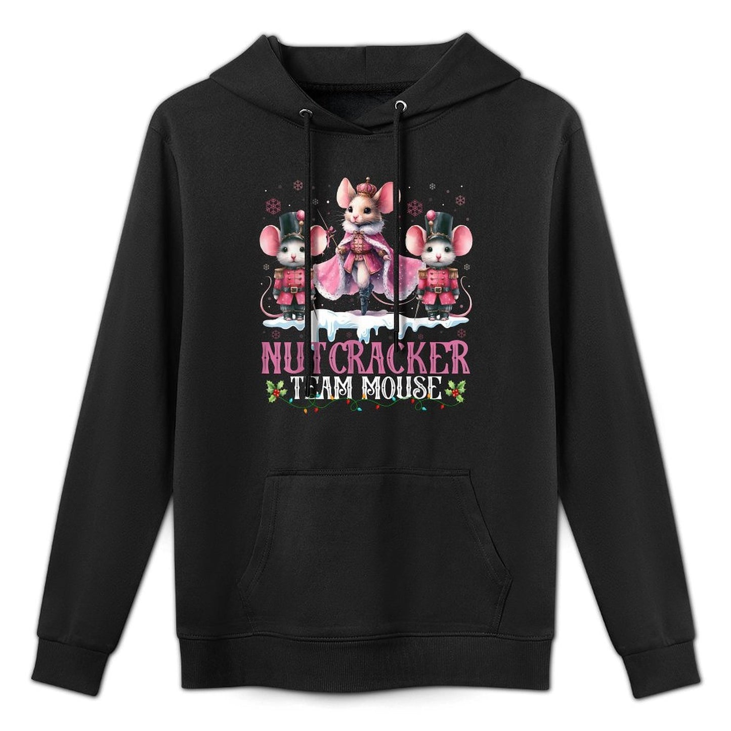 Nutcracker Team Mouse Christmas Dance Ballet Merry Christmas Casual Wear Hoodie