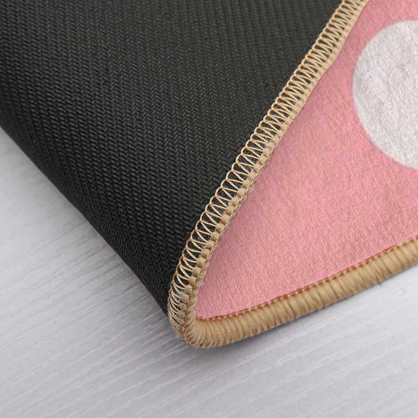 Pink Ocean Waves  Slip-Resistant Bath Mat