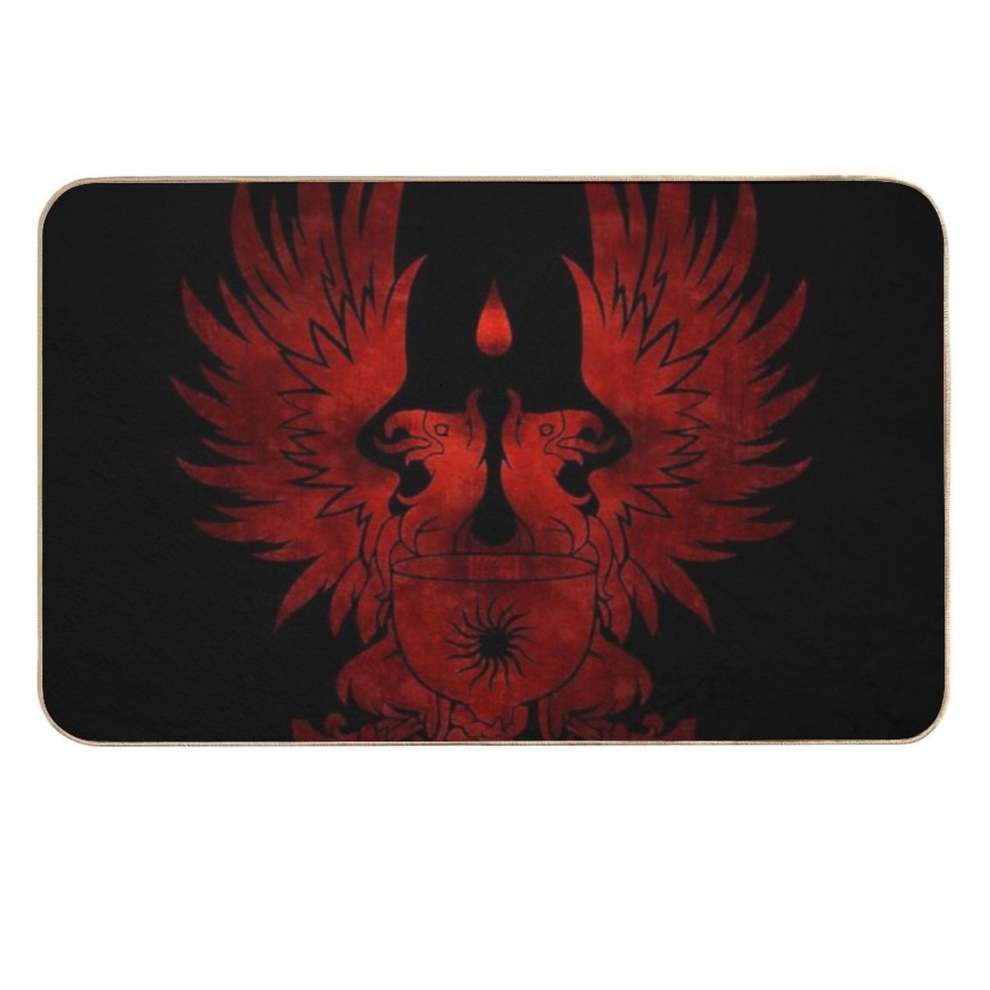 Dragon Age Grey Warden Red  Toxin-Free Bath Mat