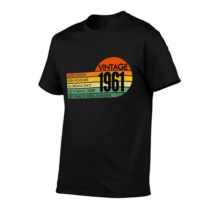 60 Years Old Vintage NOVEMBER 1961 60th Birthday  Graphic-printed T-Shirt