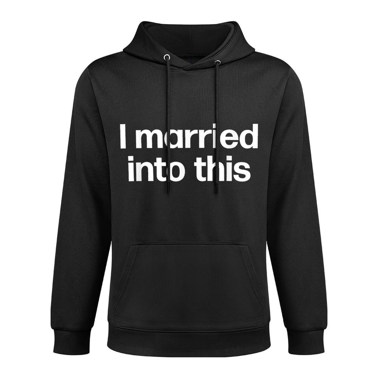 I Married Into This  Funny Sister-In-Law Gift Wedding Photo Easy Care Hoodie