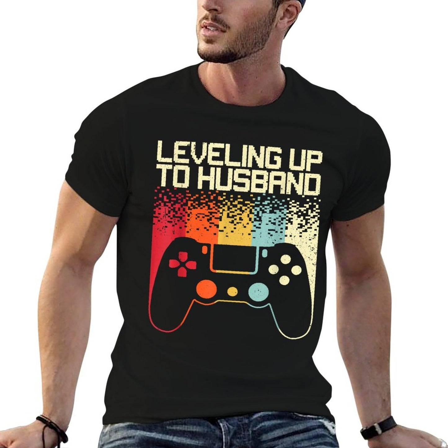 Cool Future Husband For Men Boys Groom To Be Bachelor Gamer  Moisture-wicking T-Shirt