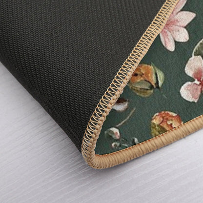 Vintage Floral Pattern  Dirt-Trapping Bath Mat