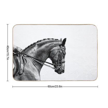 On The Bit - Dressage Horse Series  High-Traffic Bath Mat
