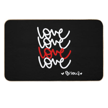 Love Love Love Kisses  Long-Lasting Bath Mat