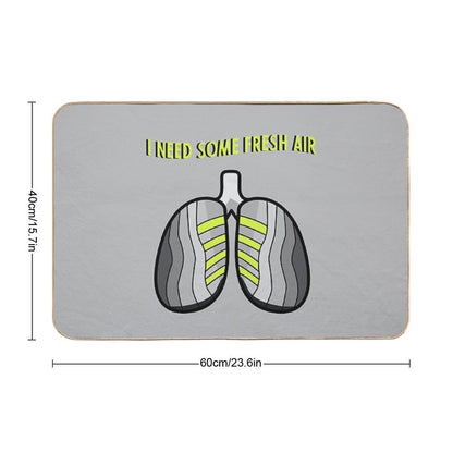 I Need Some Fresh Air  Anti-Trip Bath Mat