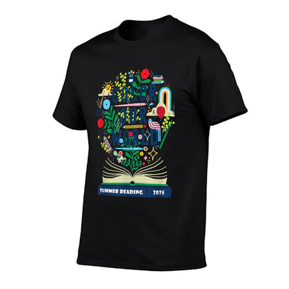 Color Our World Summer Reading 2025 Boho Wildflower Book Affordable Price T-Shirt