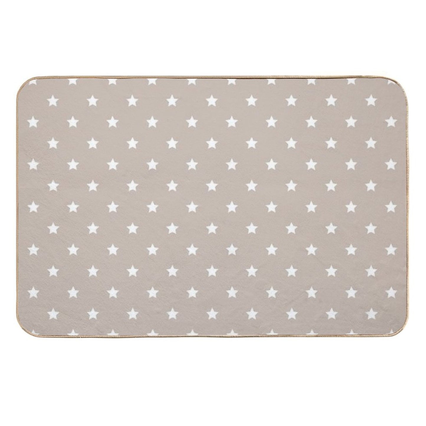 Brilliant Stars - Beige  Anti-Trip Bath Mat