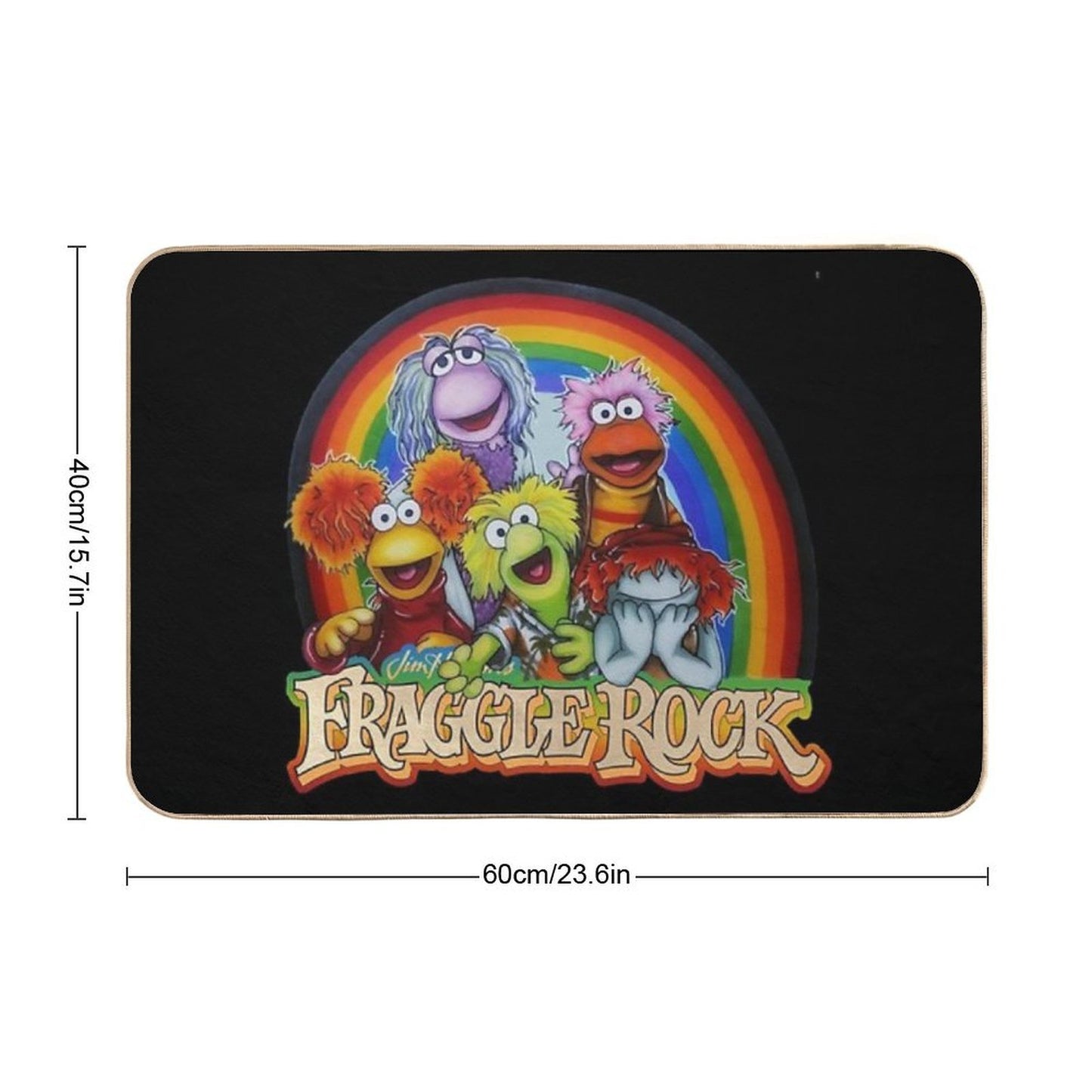 Fozzie Wocka Bear Vintage  Pet-Safe Bath Mat